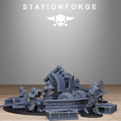 GrimGuard Light Artillery 2.0 StationForge 32mm 16K Resin Miniatures