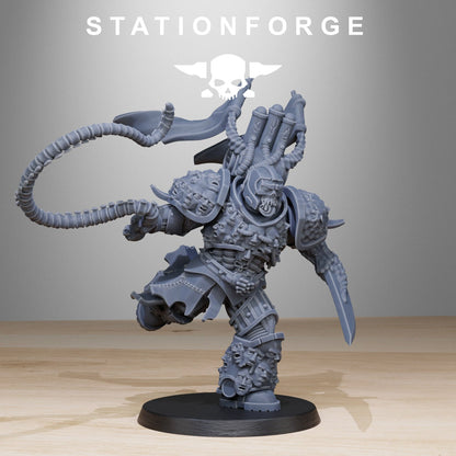 2x Corrupted Socratis Punisher StationForge 32mm 16K Resin Miniatures