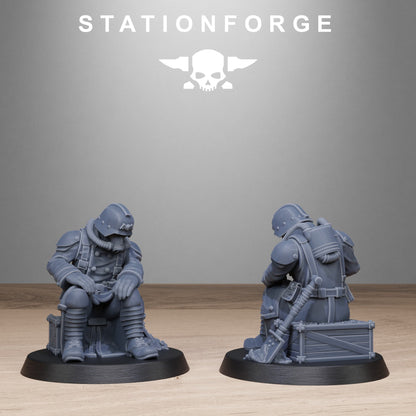 GrimGuard Chill Squad StationForge 32mm 16K Resin 10 Miniatures
