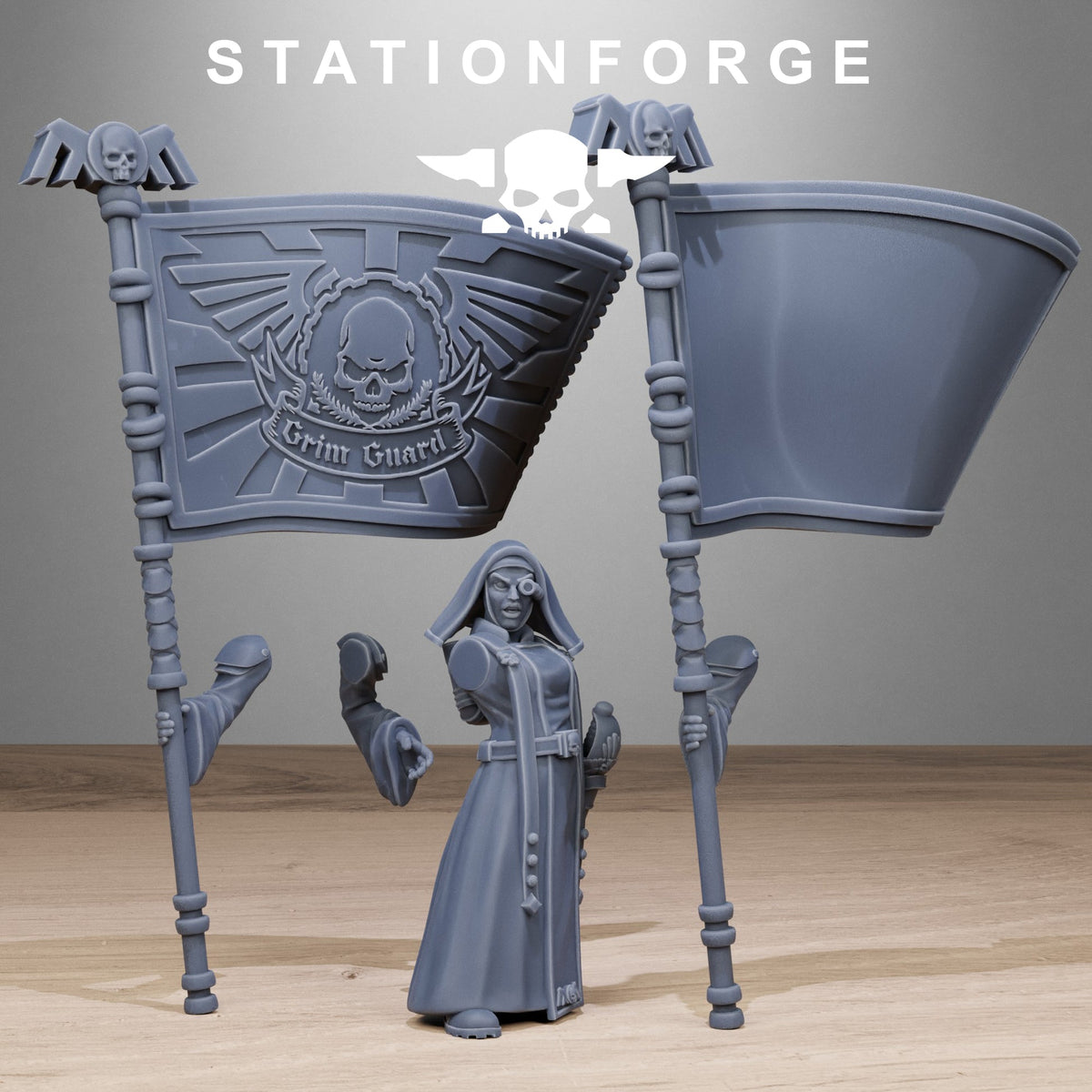 GrimGuard Sisters StationForge 32mm 16K Resin 10 Miniatures