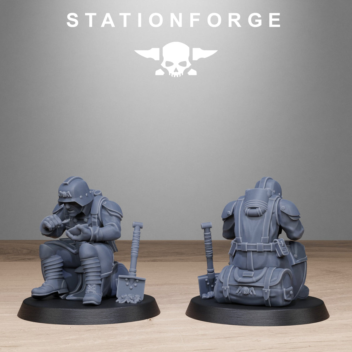 GrimGuard Chill Squad StationForge 32mm 16K Resin 10 Miniatures
