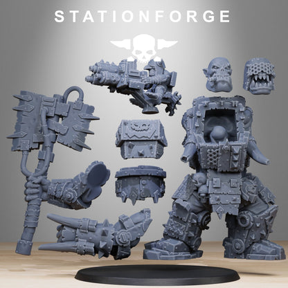 Orkaz Commander Ork Proxy Wargame Miniatures StationForge