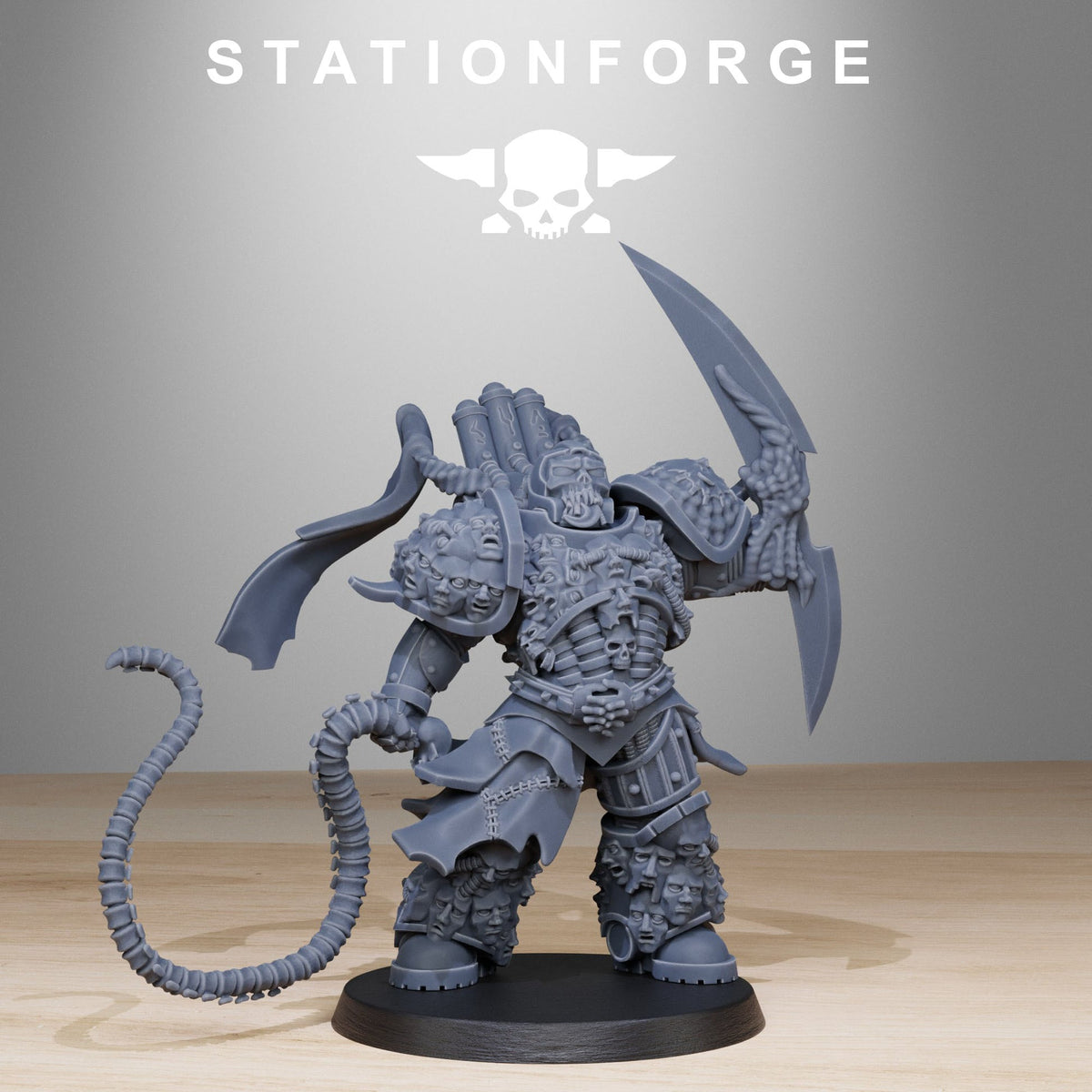 2x Corrupted Socratis Punisher StationForge 32mm 16K Resin Miniatures