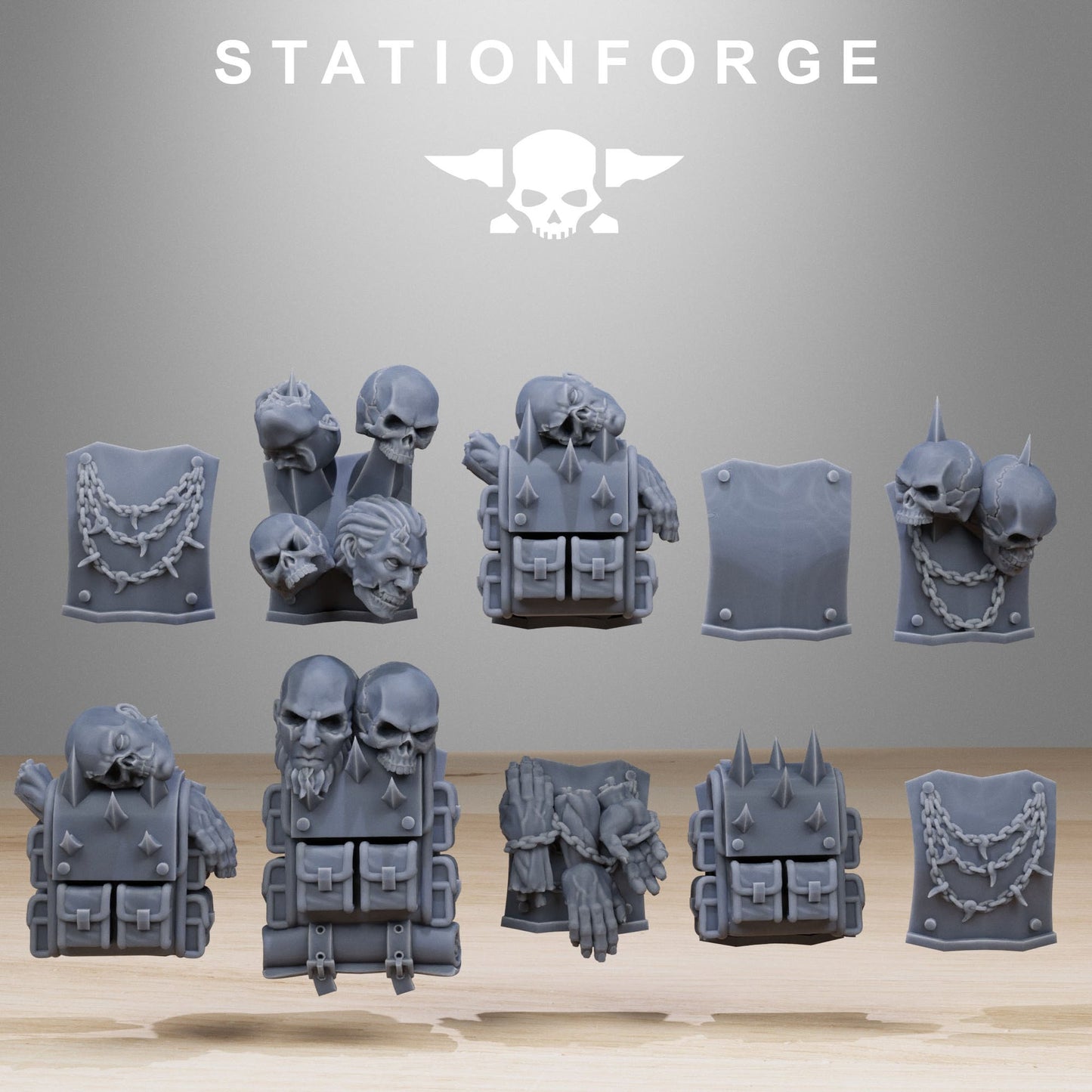 Corrupted Guard Builder Kit Wargame Proxy Miniatures StationForge
