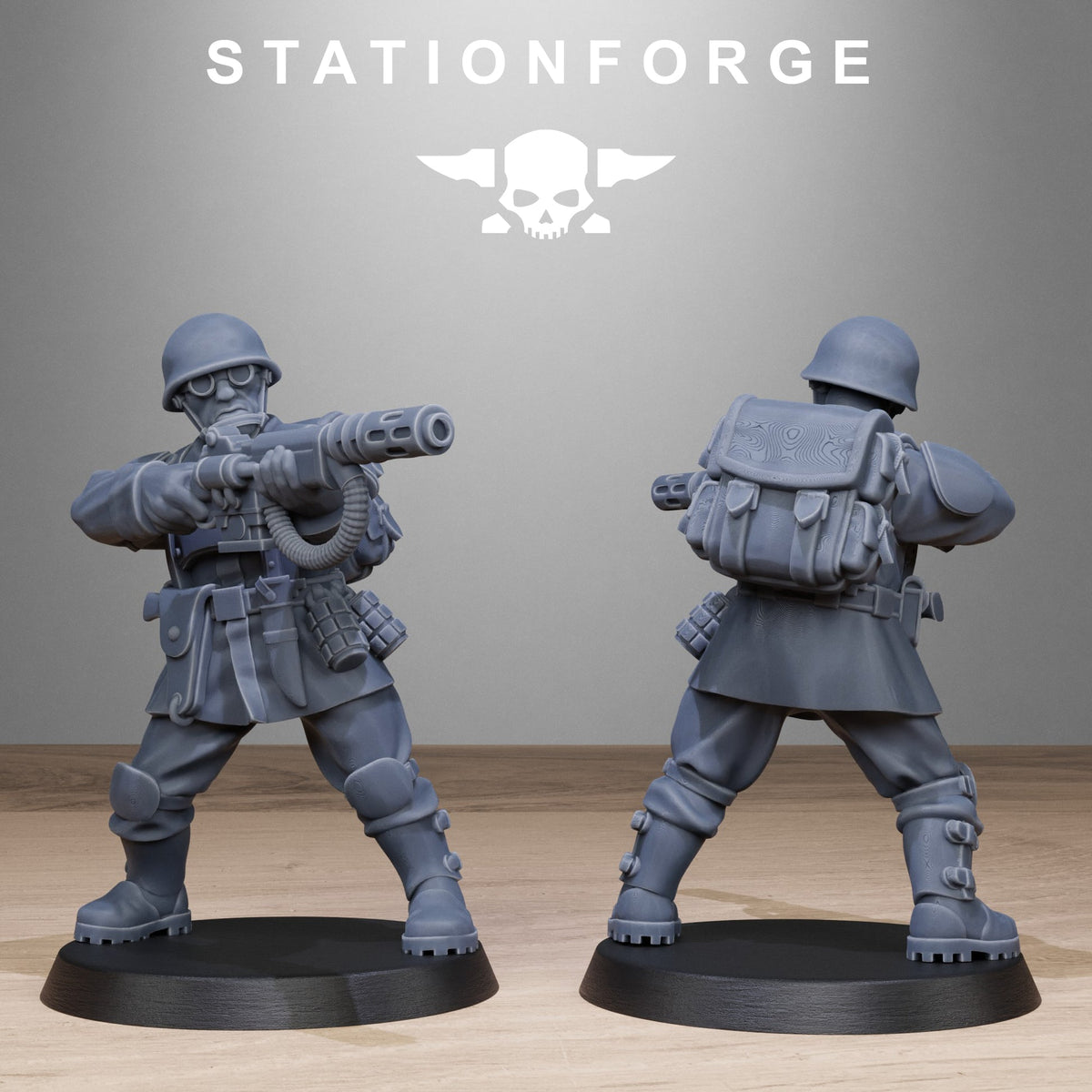 FreeGuard Infantry StationForge 32mm 16K Resin 10 Miniatures