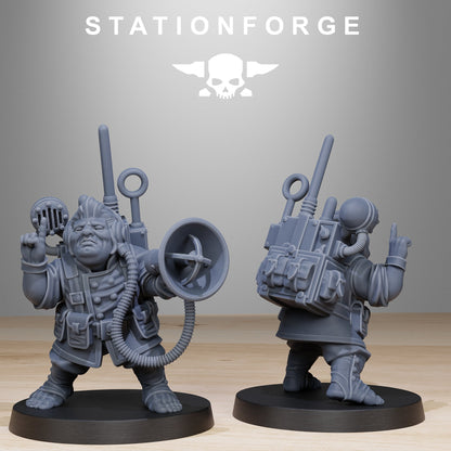 GrimGuard Skulldart Trappers Station Forge 32mm Resin Miniatures Unpainted