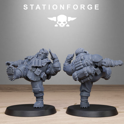 GrimGuard Jungle Fighter Mutants StationForge 3D Printed Resin Miniatures
