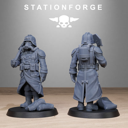 GrimGuard Chill Squad StationForge 32mm 16K Resin 10 Miniatures