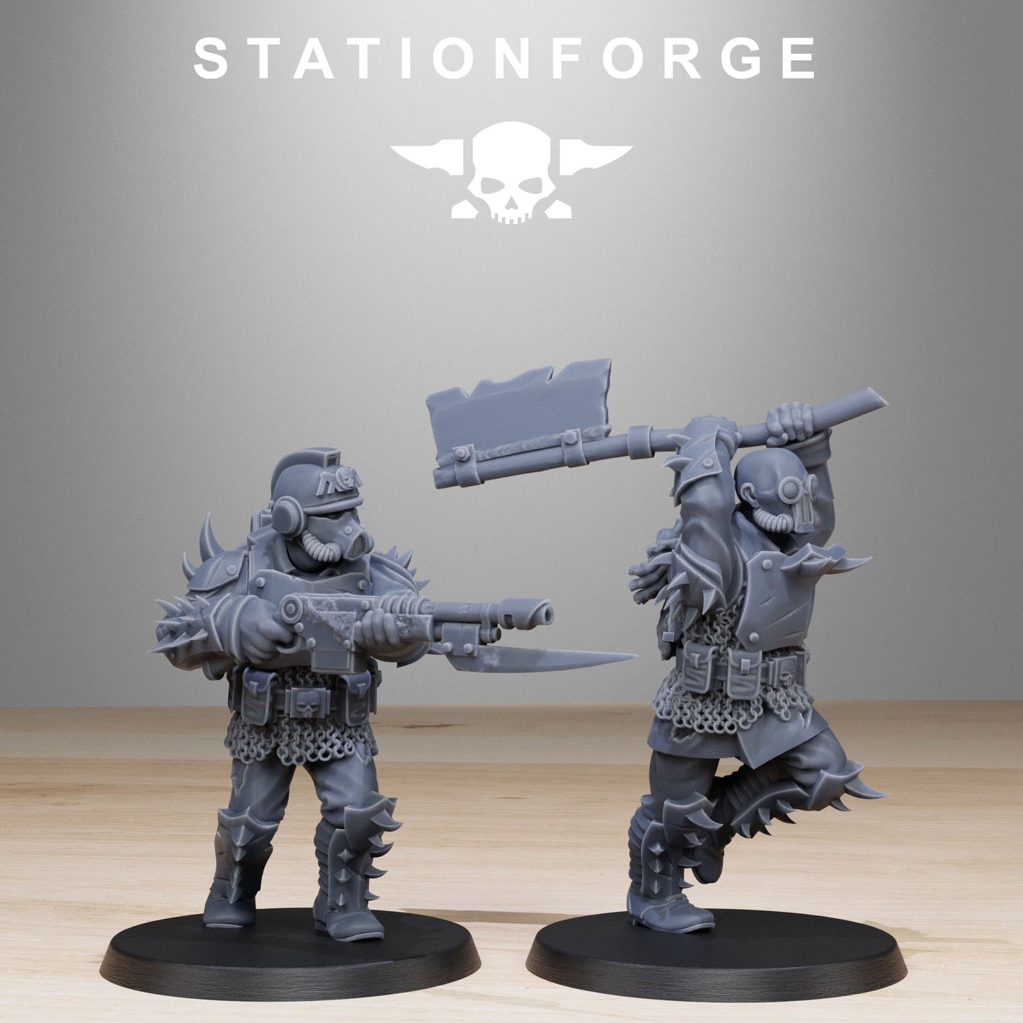 Corrupted Guard Builder Kit Wargame Proxy Miniatures StationForge