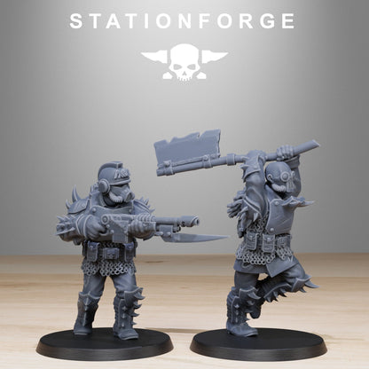 Corrupted Guard Builder Kit Wargame Proxy Miniatures StationForge