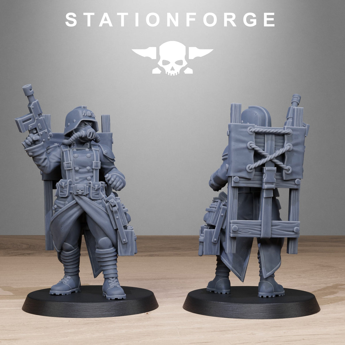 GrimGuard Sisters StationForge 32mm 16K Resin 10 Miniatures