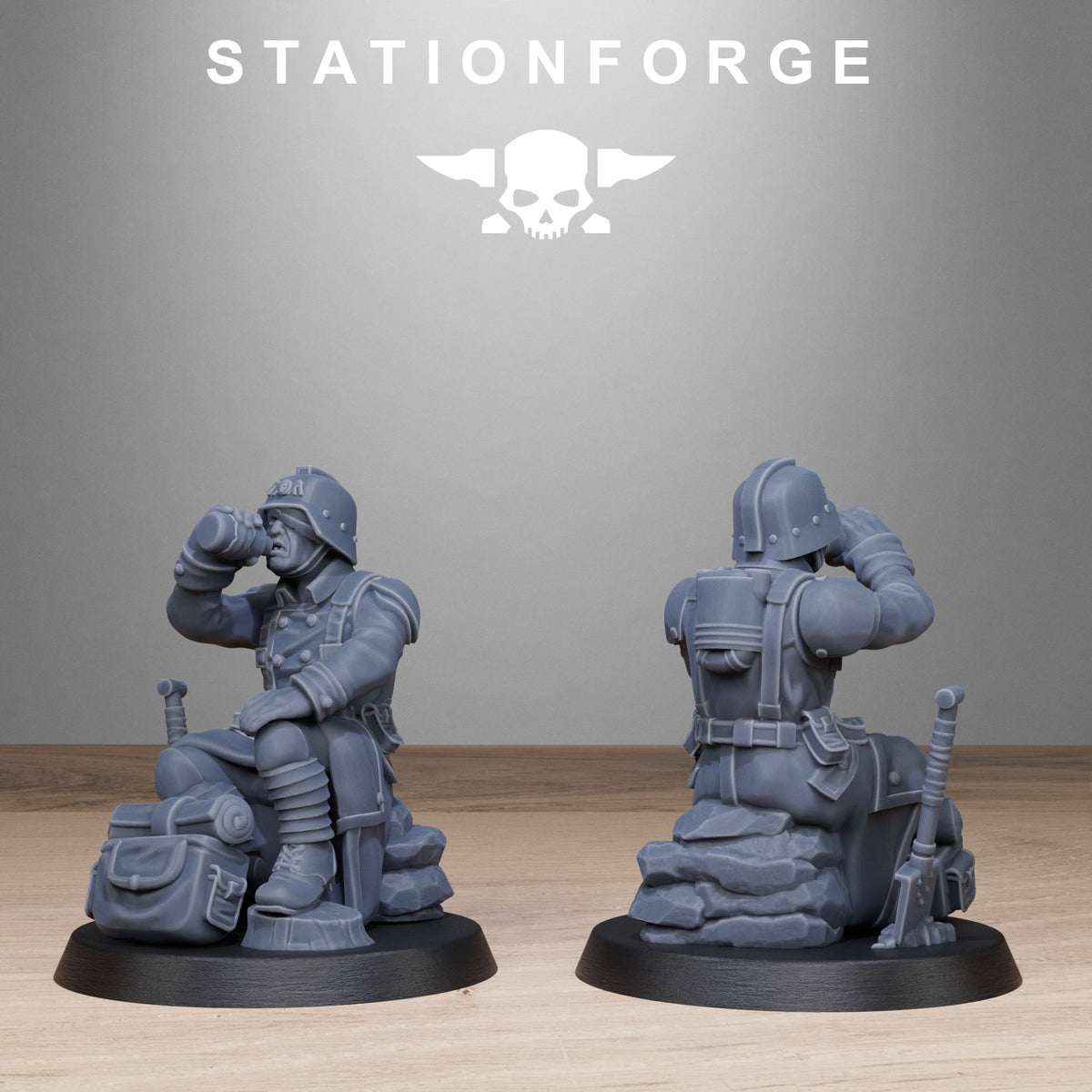 GrimGuard Chill Squad StationForge 32mm 16K Resin 10 Miniatures