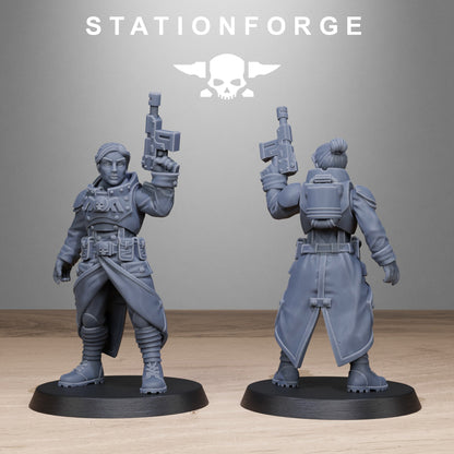 GrimGuard Sisters StationForge 32mm 16K Resin 10 Miniatures