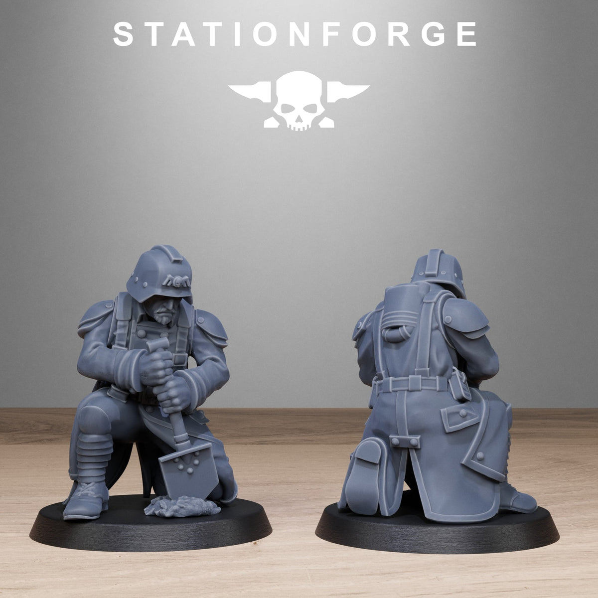 GrimGuard Chill Squad StationForge 32mm 16K Resin 10 Miniatures