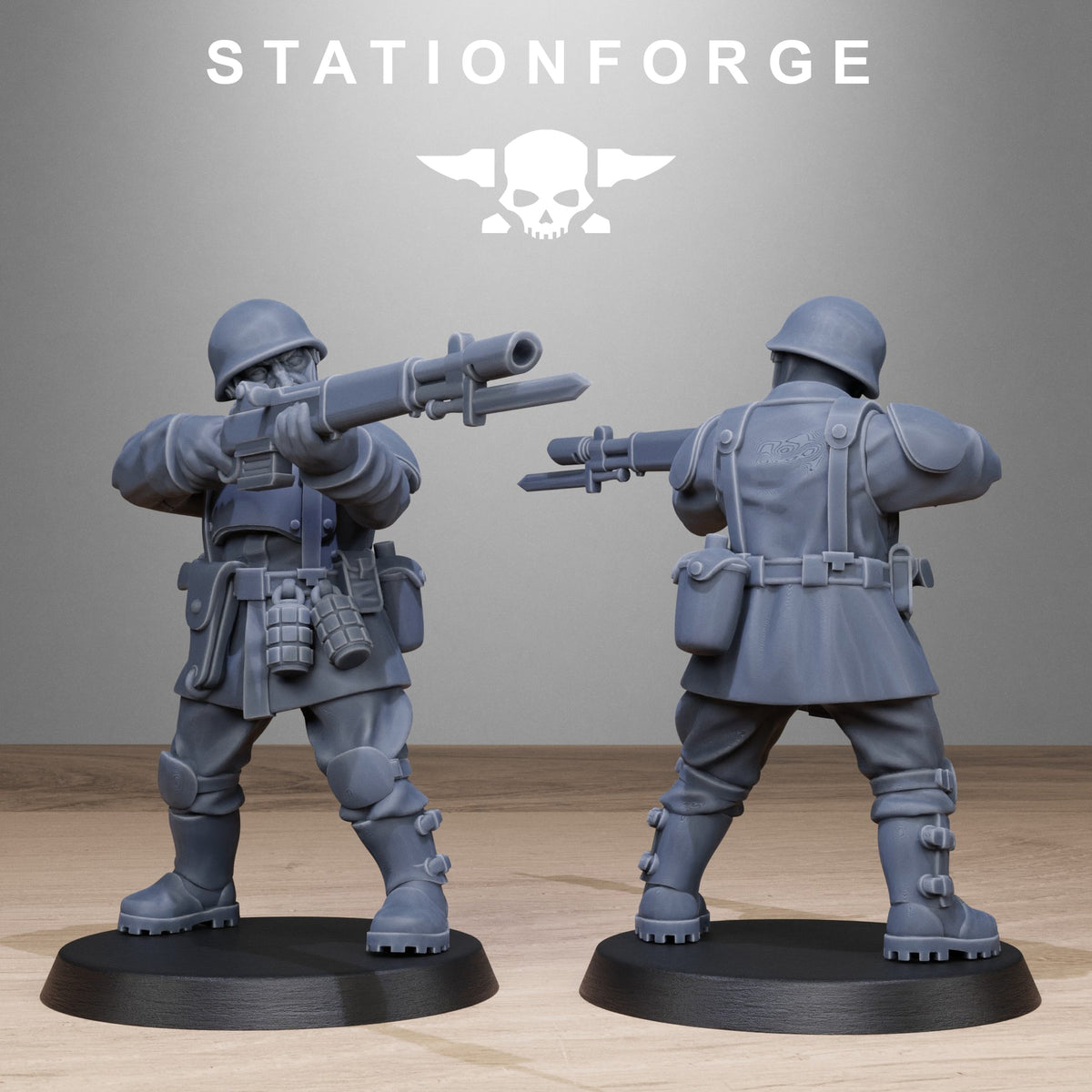 FreeGuard Infantry StationForge 32mm 16K Resin 10 Miniatures