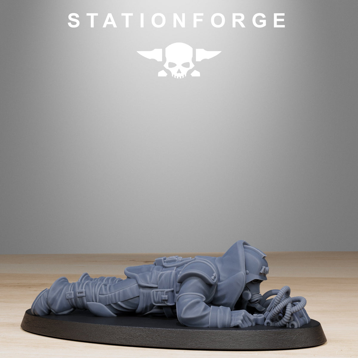 GrimGuard Bomb Squad StationForge 3D Printed Resin 32mm 10-Man Set