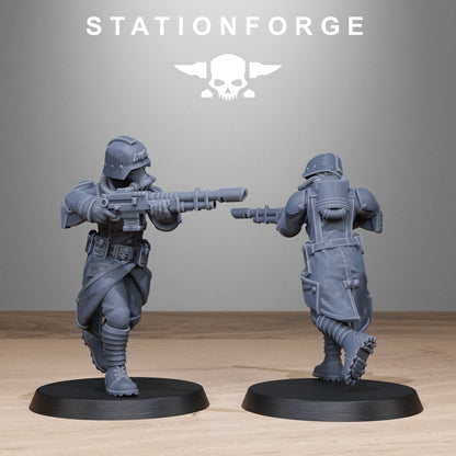 GrimGuard Sisters StationForge 32mm 16K Resin 10 Miniatures