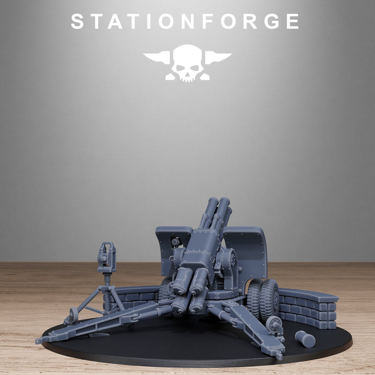 GrimGuard Light Artillery 2.0 StationForge 32mm 16K Resin Miniatures