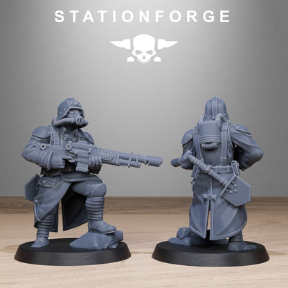 GrimGuard Chill Squad StationForge 32mm 16K Resin 10 Miniatures