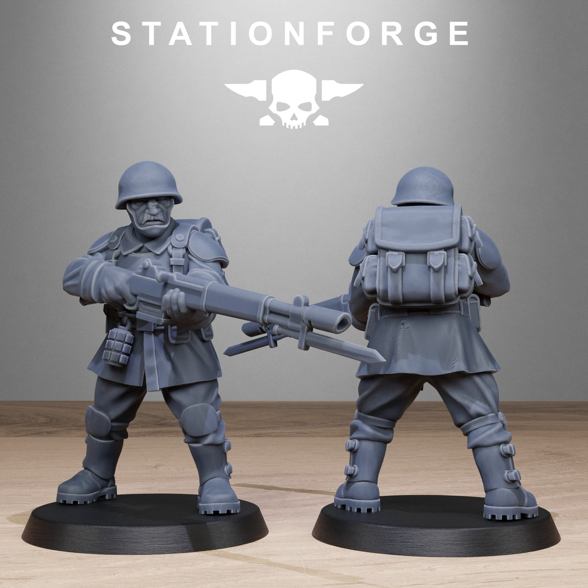 FreeGuard Infantry StationForge 32mm 16K Resin 10 Miniatures