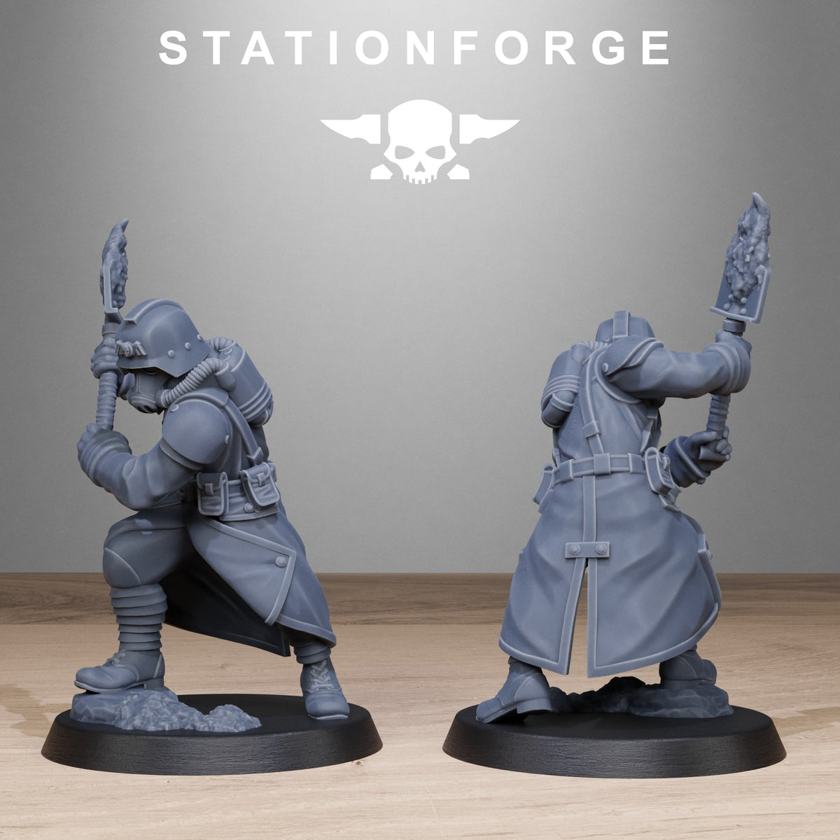 GrimGuard Chill Squad StationForge 32mm 16K Resin 10 Miniatures