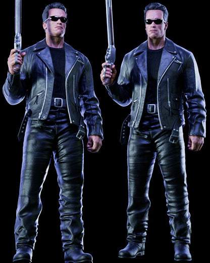 Terminator T-800 Arnold CA3D 3D Printed 16K Unpainted Resin Statue 1:6 scale