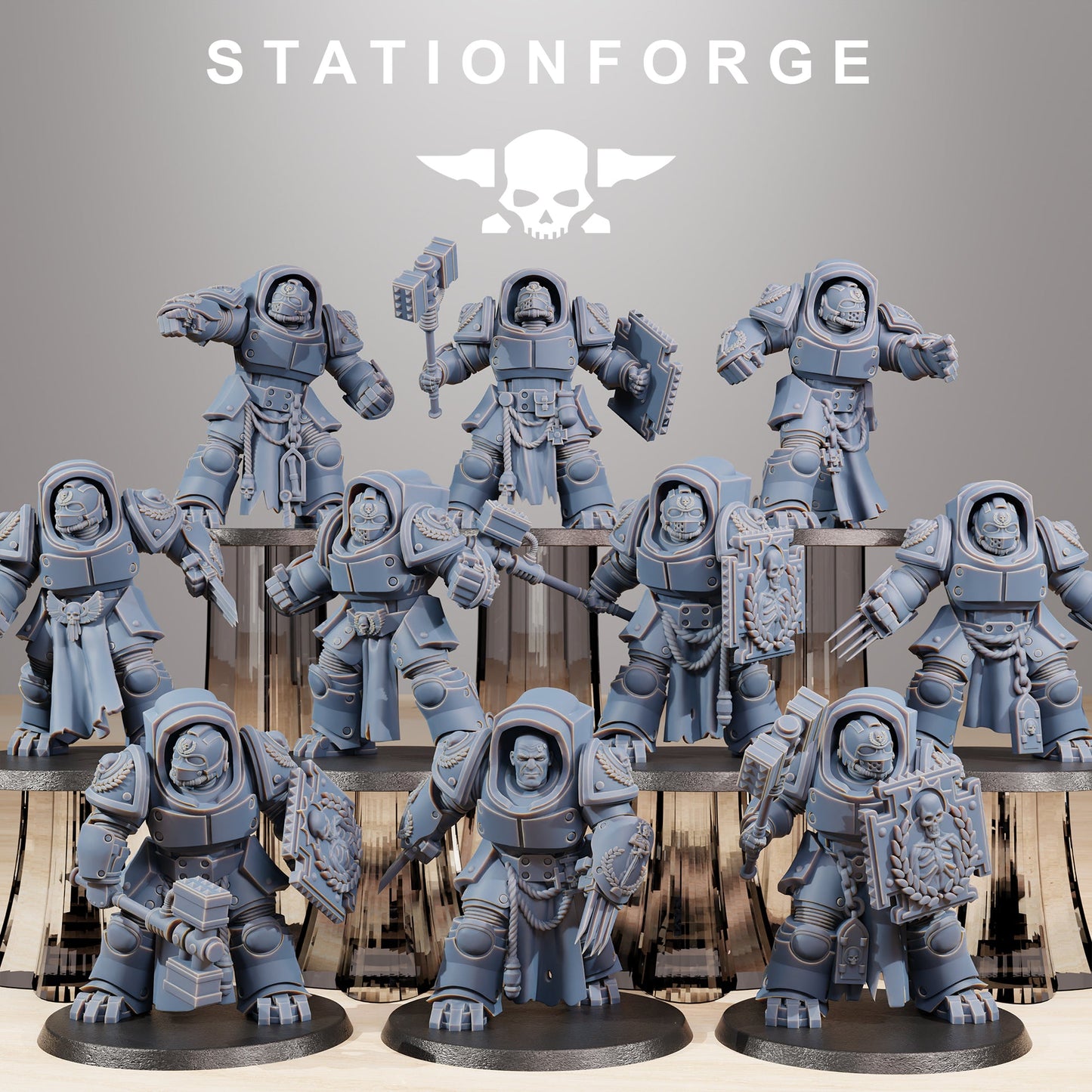 Socratis Vanguard Melee Unit Wargame Proxy Miniatures StationForge