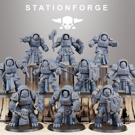 Socratis Vanguard Melee Unit Wargame Proxy Miniatures StationForge
