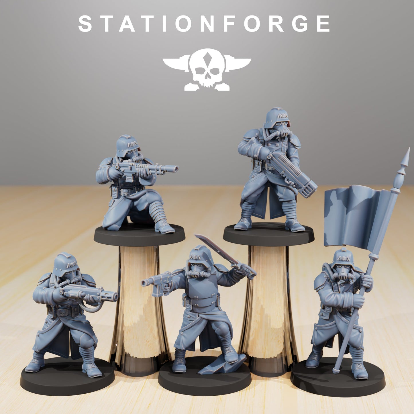 GrimGuard Command Force Wargame Proxy Miniatures StationForge