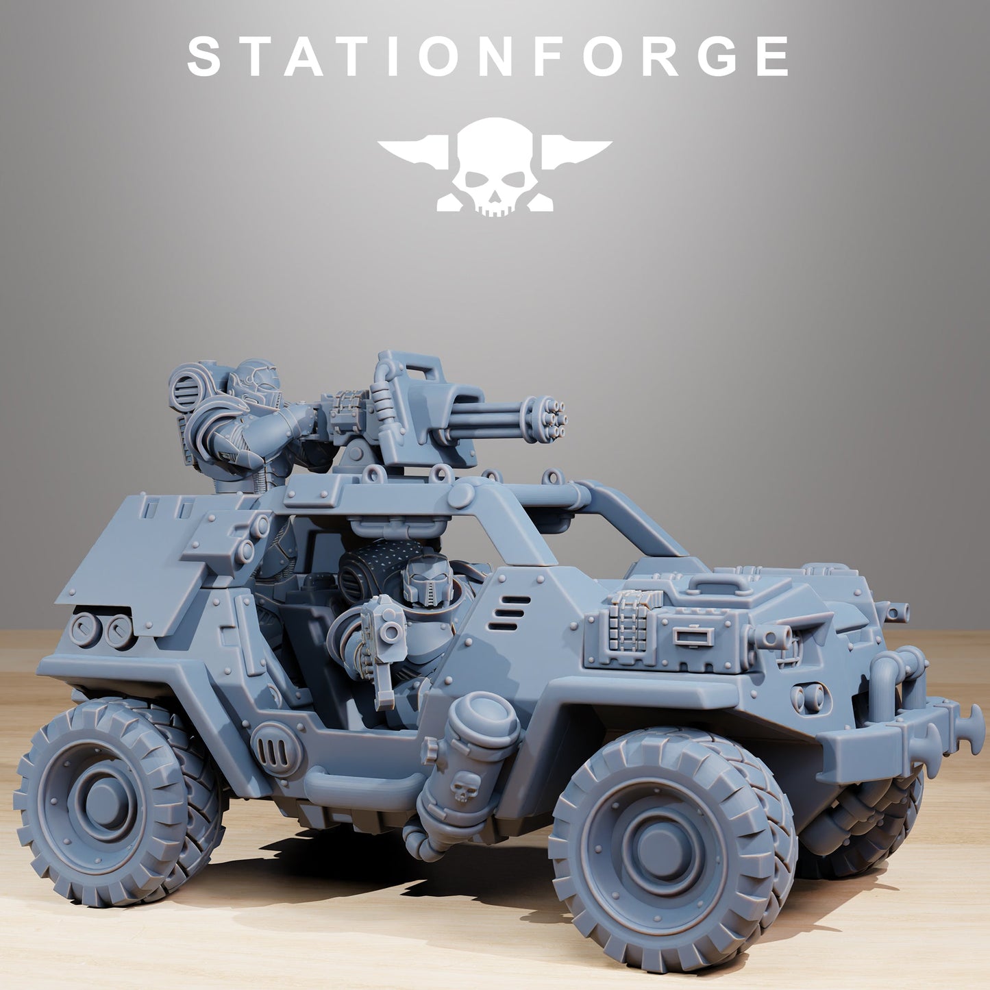 Socratis Stormrider wargame proxy Vehicle resin StationForge