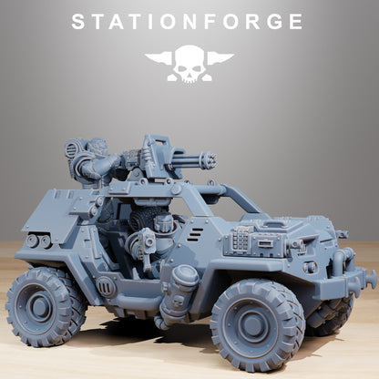 Socratis Stormrider wargame proxy Vehicle resin StationForge