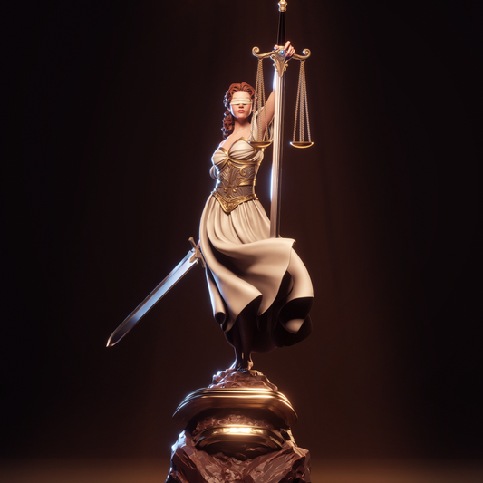 Justice (God) CA3D 3D Printed 16K Unpainted Resin Statue 1:6 scale