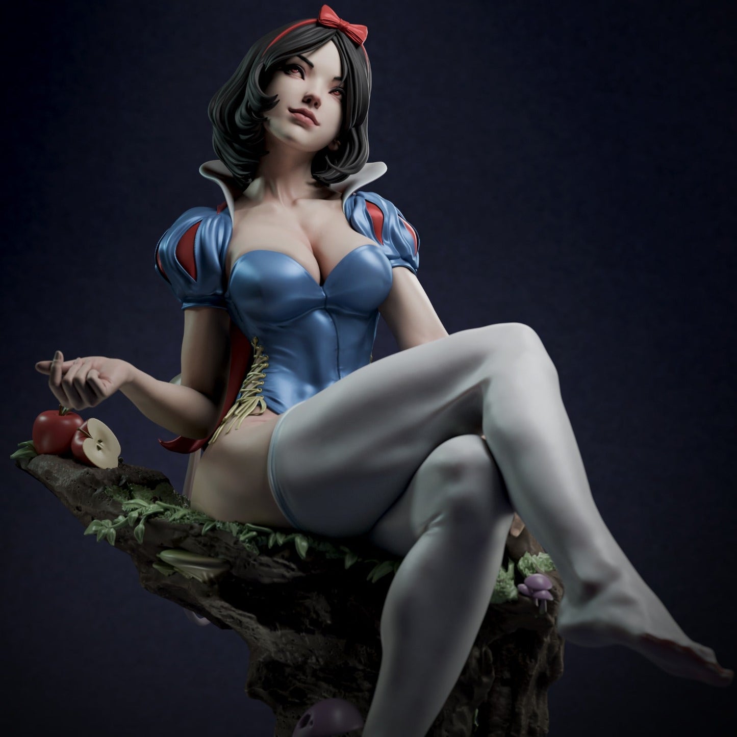 Snow White – CA3D 3D Printed 16K Unpainted Resin Statue 1:4 393mm
