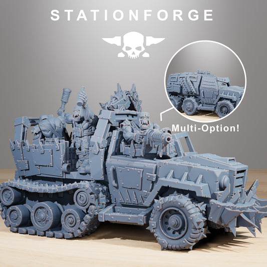 Orkaz Party Wagon Wargame Proxy Vehicle StationForge