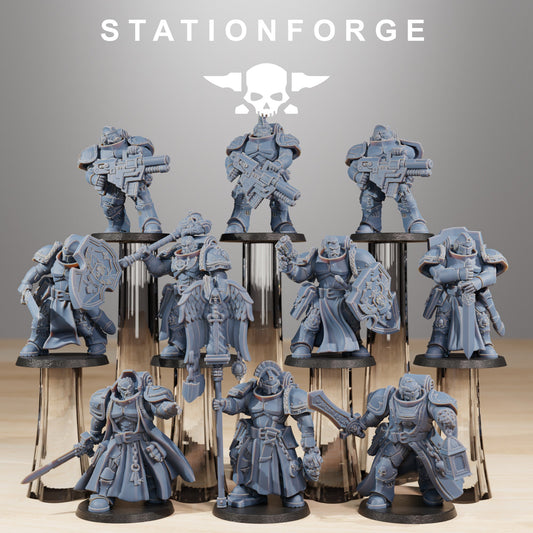 Socratis Knights Warband Wargame Proxy Miniatures StationForge