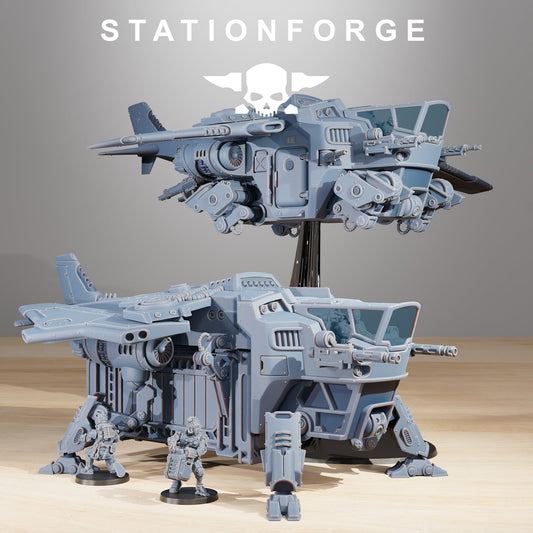 2x Scavenger Cutlass Wargame Proxy Aircraft StationForge