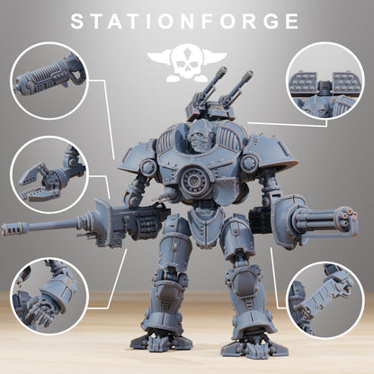 Scavenger Defender Mk2 Titan – StationForge Grimdark Wargame Proxy