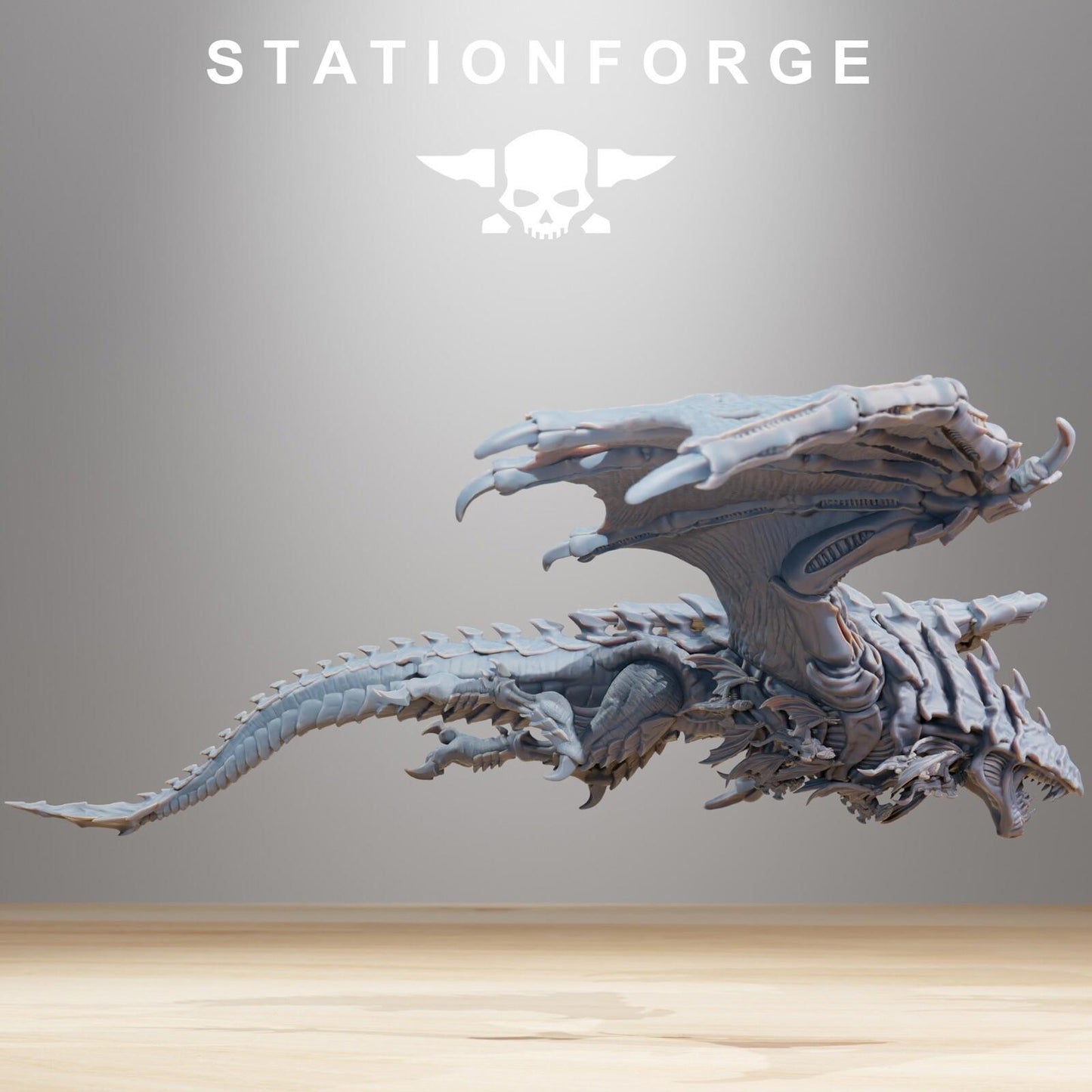 Xenarid Dragon Leviathan Fleet 3D Resin Printed Miniature Hive Bugs Flyer