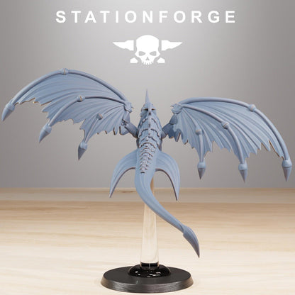 Xenarid Flyers x10 Leviathan Fleet Unit Resin Printed  Miniatures Hive Bugs