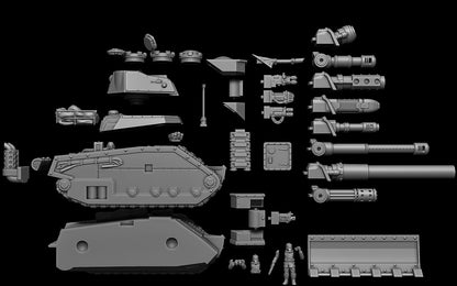 GrimGuard Battle Tank Wargame Proxy Vehicle StationForge