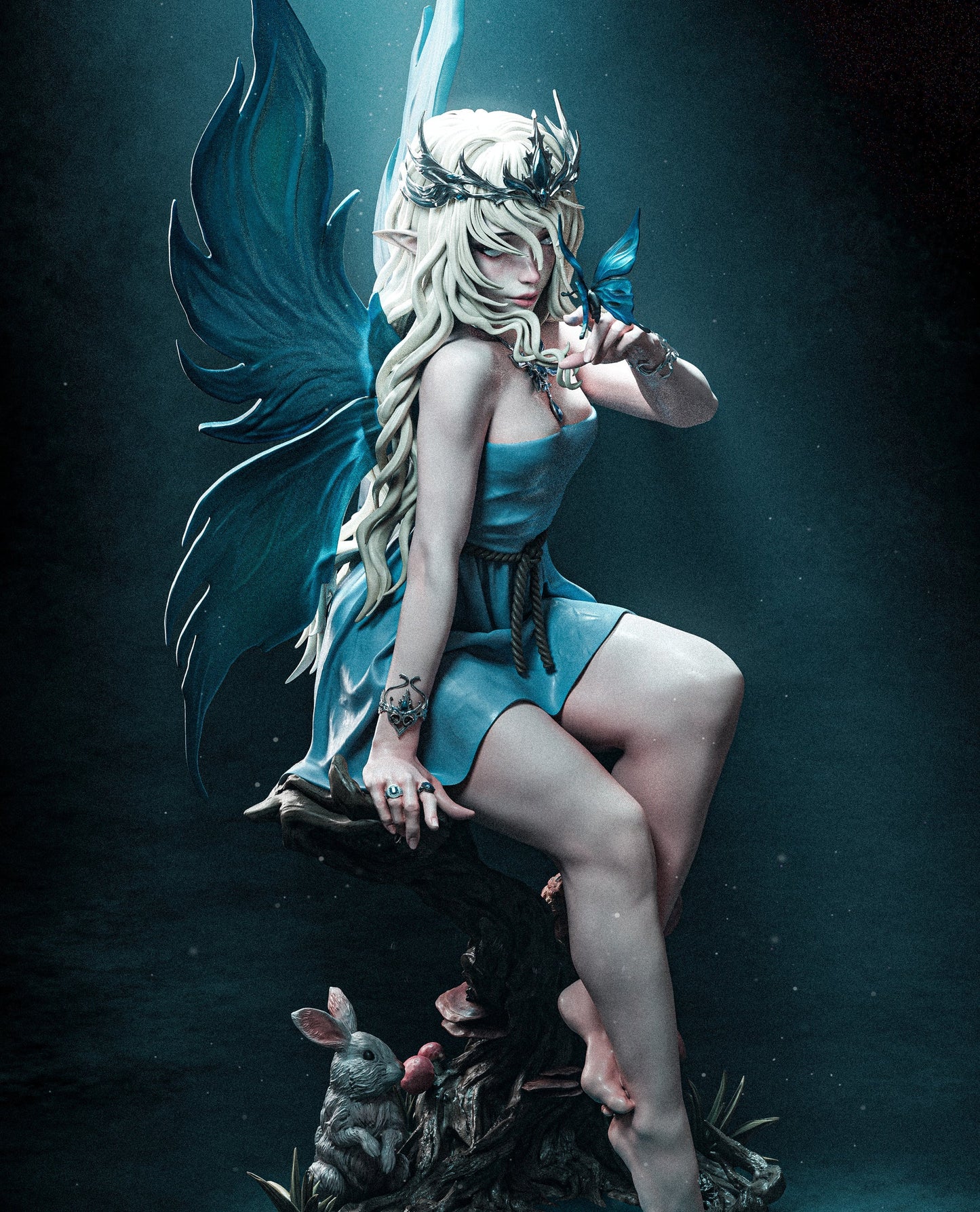 Divine Fairy – CA3D 3D Printed 16K Unpainted Resin Statue 1:6