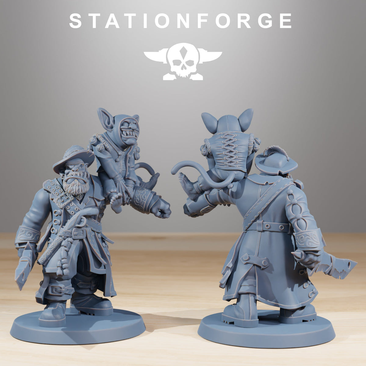 Gobs Pirates StationForge Wargame Proxy Miniatures 32mm