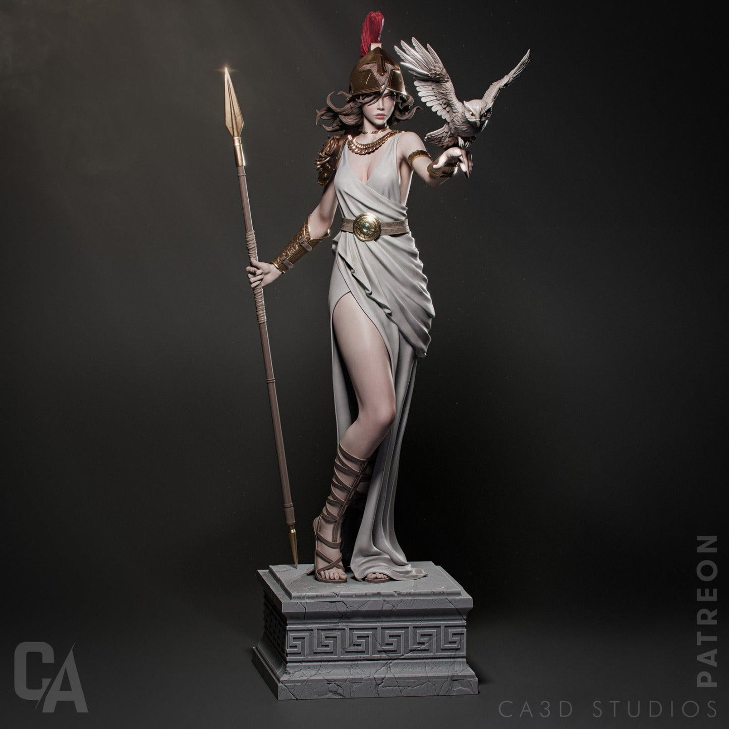 Athena – CA3D 3D Printed 16K Unpainted Resin Model Kit 1:4 572mm