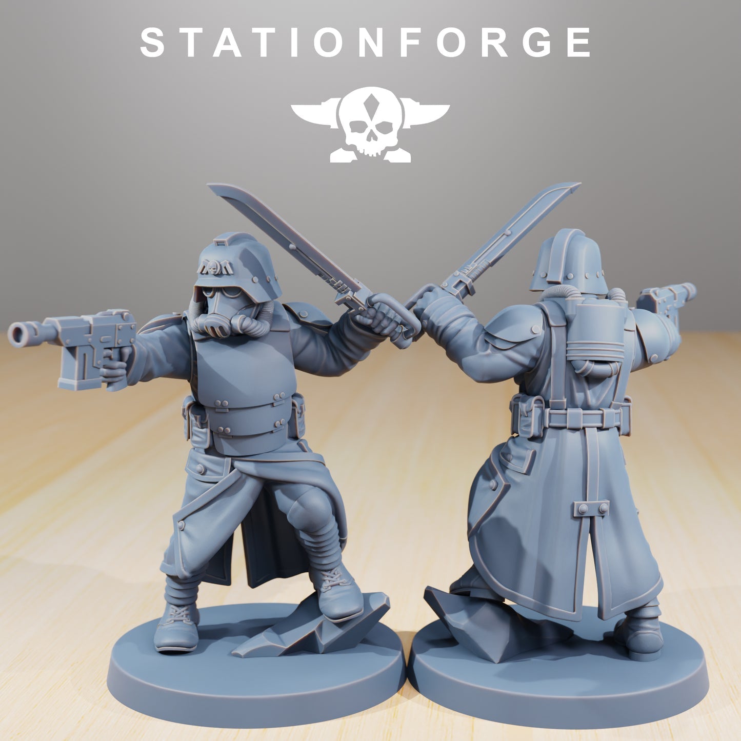 GrimGuard Command Force Wargame Proxy Miniatures StationForge
