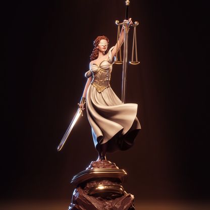 Justice (God) CA3D 3D Printed 16K Unpainted Resin Statue 1:6 scale