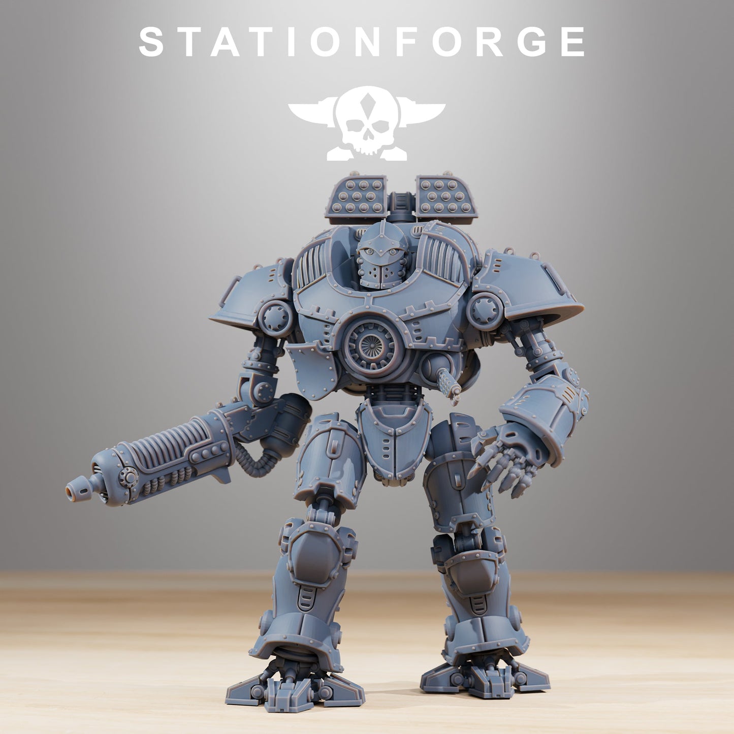 Scavenger Defender Mk2 Titan – StationForge Grimdark Wargame Proxy