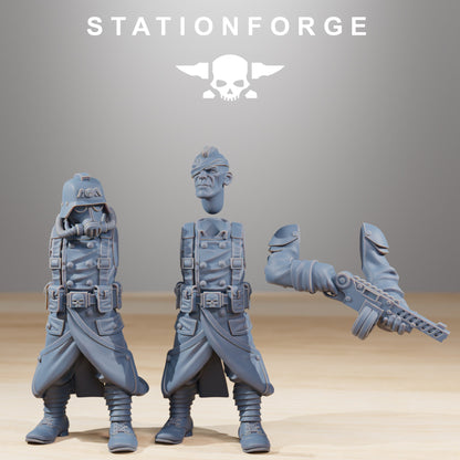 20x GrimGuard Combatants Wargame Proxy Militarum Station Forge 32mm