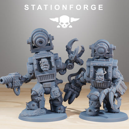 Orkaz Steelbrutes Ork Proxy StationForge 3D Printed Resin Miniatures