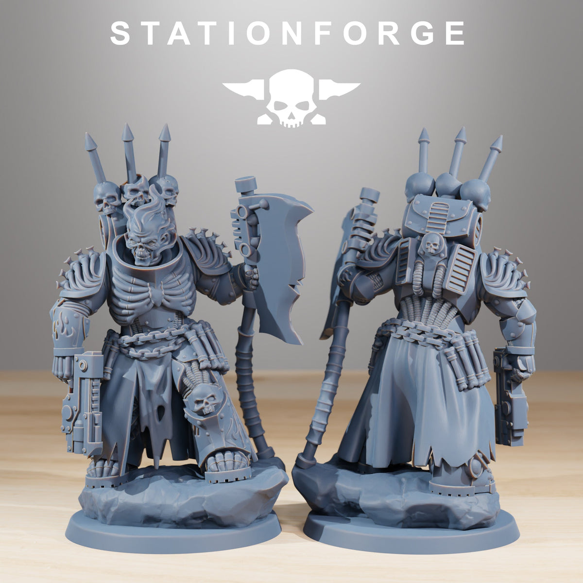 Socratis Doom Reapers StationForge 10x 3D Printed Resin Miniatures 32mm