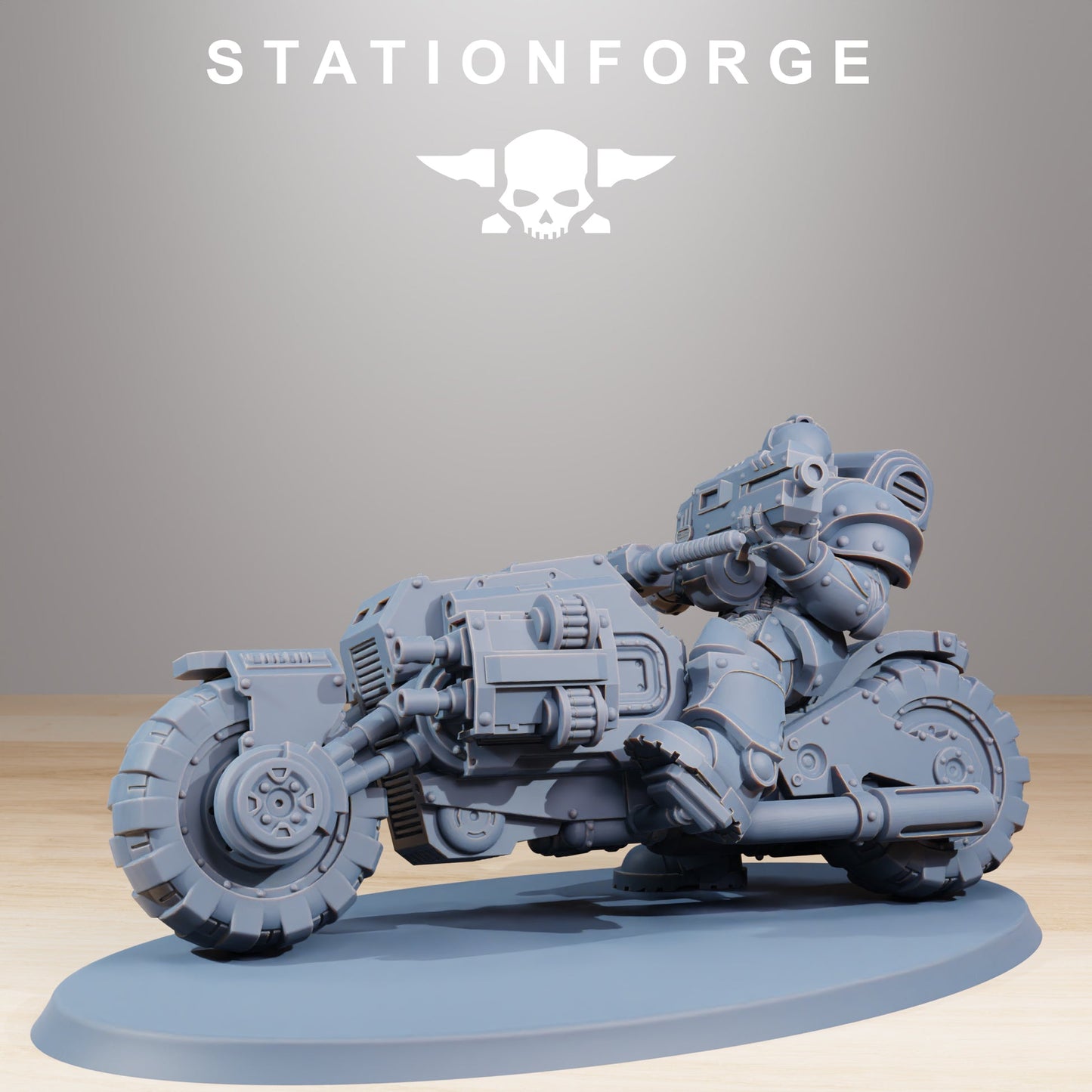 10x Socratis Bikers Wargame Proxy Miniatures StationForge